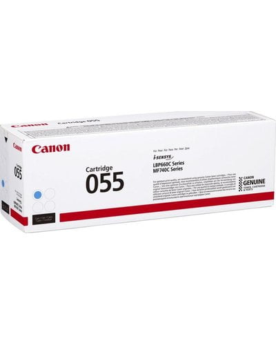 Canon 055 LBP65x Toner Cartridge (Cyan)(2100 pages)