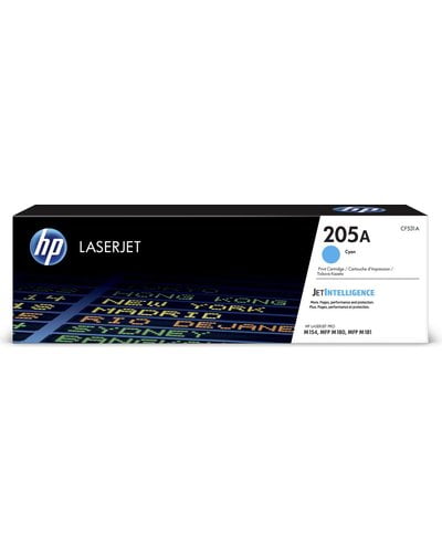 HP 205A Original Toner Cartridge (900 Page Yield)(Cyan)