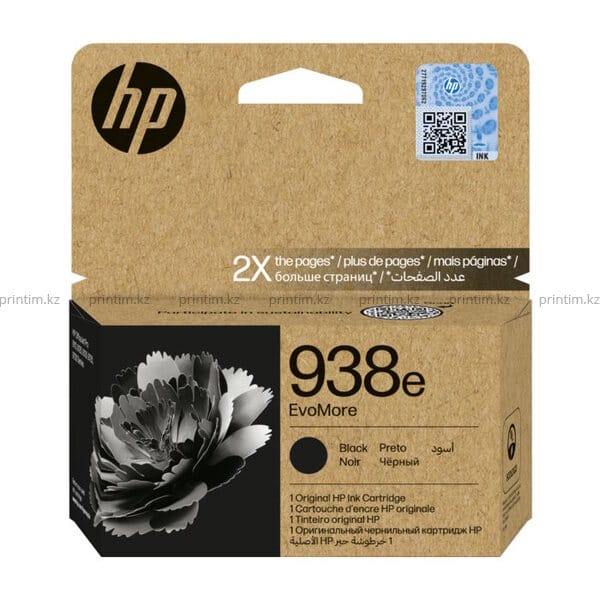 Genuine HP CNHP4S6Y2PE 938e EvoMore Black Ink Cartridge (2,500 pages)