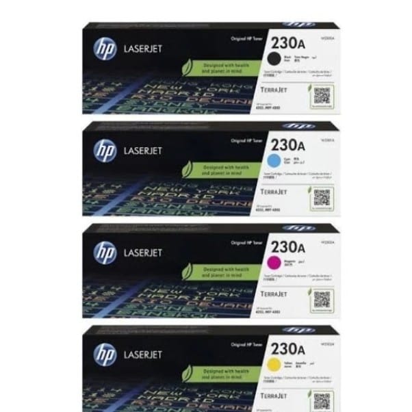 [ORIGINAL] HP 230A Black Cyan Magenta Yellow Toner Cartridge W2300A W2301A W2302A W2303A