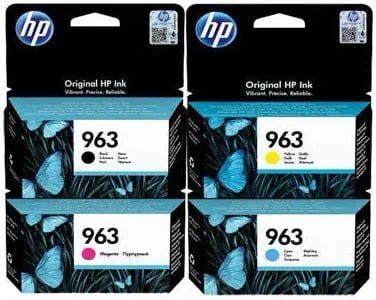 HP 963 Black, Cyan, Magenta, Yellow Multi Pack Ink Cartridges
