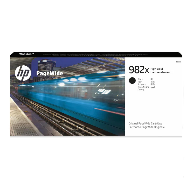 Genuine HP CNHPT0B30A 982X High Yield Black Original PageWide Cartridge (20,000 Pages)