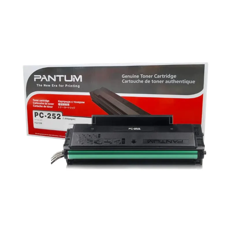 Genuine Pantum PC252 PC252 (1600 Page Yield) Black Toner Cartridge