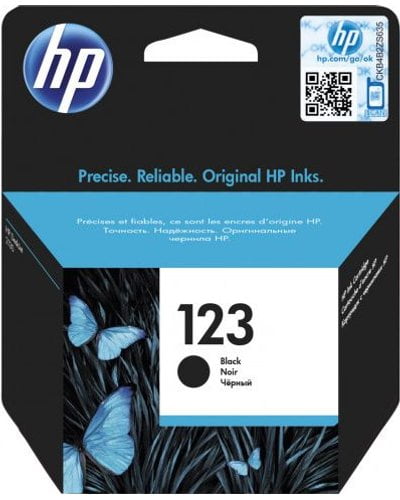 HP 123 Black ink cartridge 1 pc(s) Original Standard Yield
