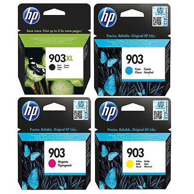 HP 903XL Black and 903 Cyan Magenta Yellow Original Ink Cartridge Multipack - H903X/903SMP