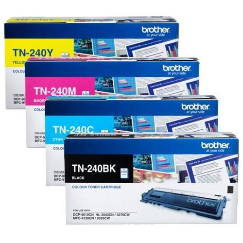 Brother TN240 Original Toner Cartridges Full Set B/C/M/Y