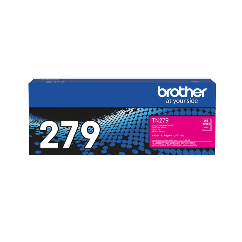 Genuine Brother TN-279M TN-279M Magenta Toner Cartridge (1200 Pages)