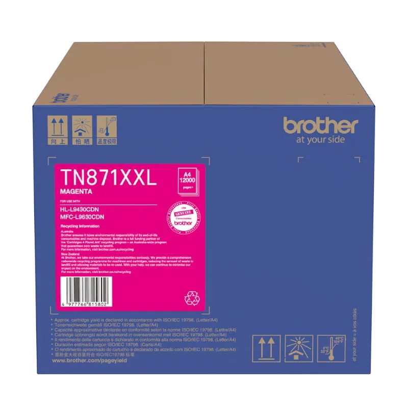 Genuine Brother TN-871XXLM TN-871XXLM High Yield Magenta Toner