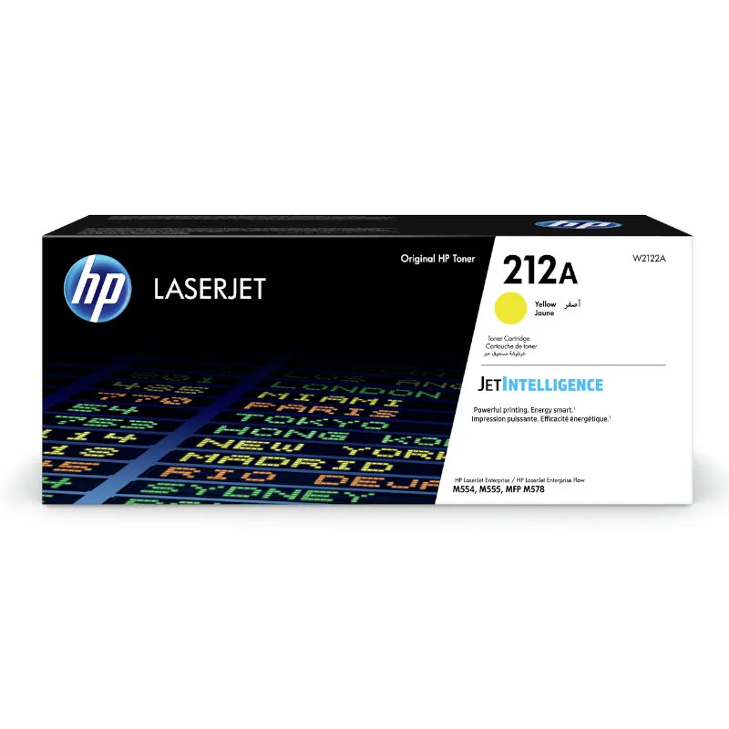 HP 212A Yellow Original Toner Cartridge - W2122A