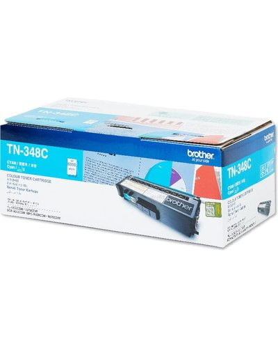 Brother TN348 Cyan Original Laser Toner Cartridge